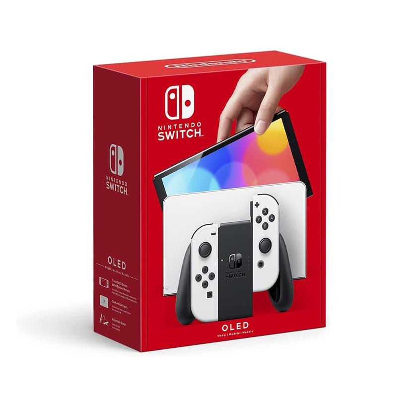 Console Nintendo Switch OLED 64GB Branco Com Joy-Con Standard